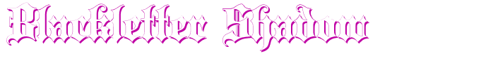 Blackletter Shadow